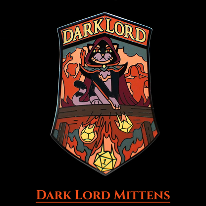 Dark Lord Mittens (Enamel Pin)