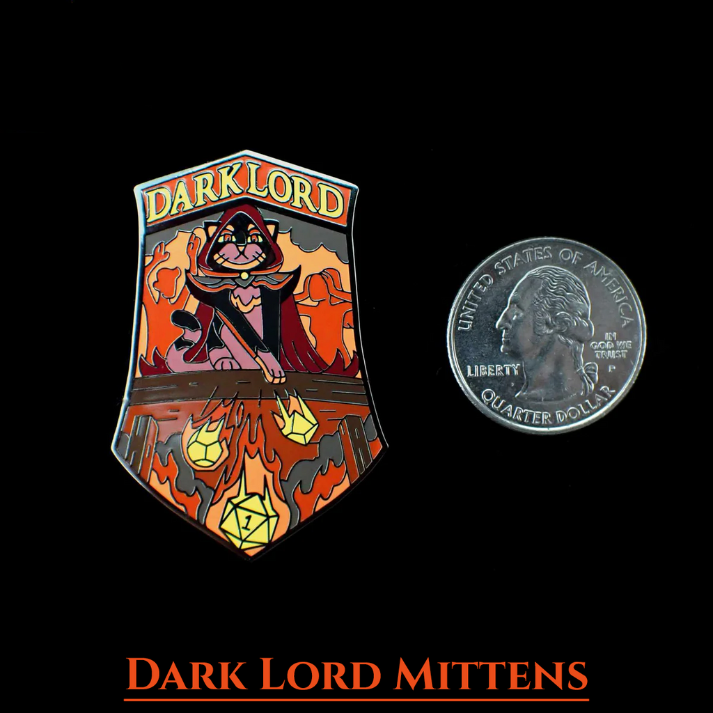 Dark Lord Mittens (Enamel Pin)