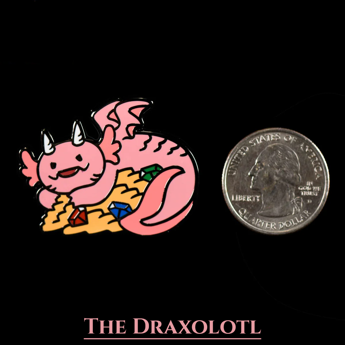 Draxolotl (Enamel Pin)