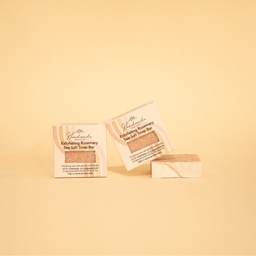 Exfoliating Rosemary Sea Salt Soap Bar