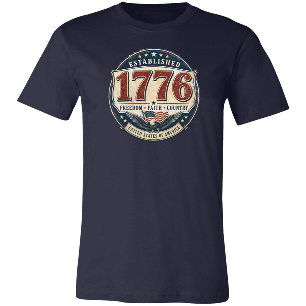1776 Freedom Heritage Patriotic Fourth Of July T-Shirt