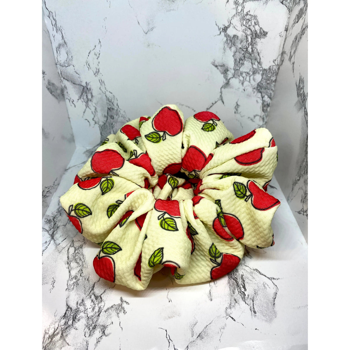 Yellow Apple Bullet Scrunchie