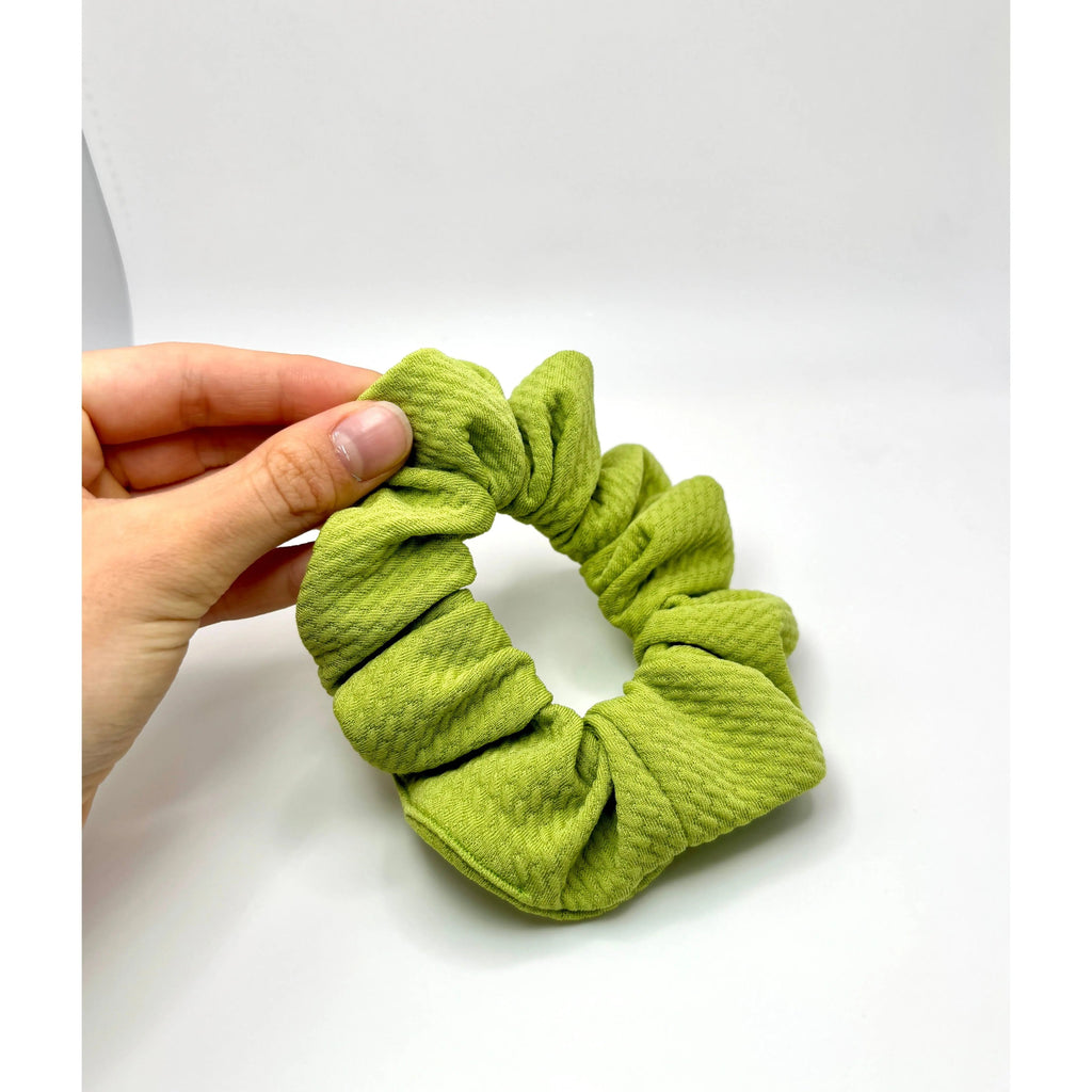 Mini Olive Green Bullet Scrunchie
