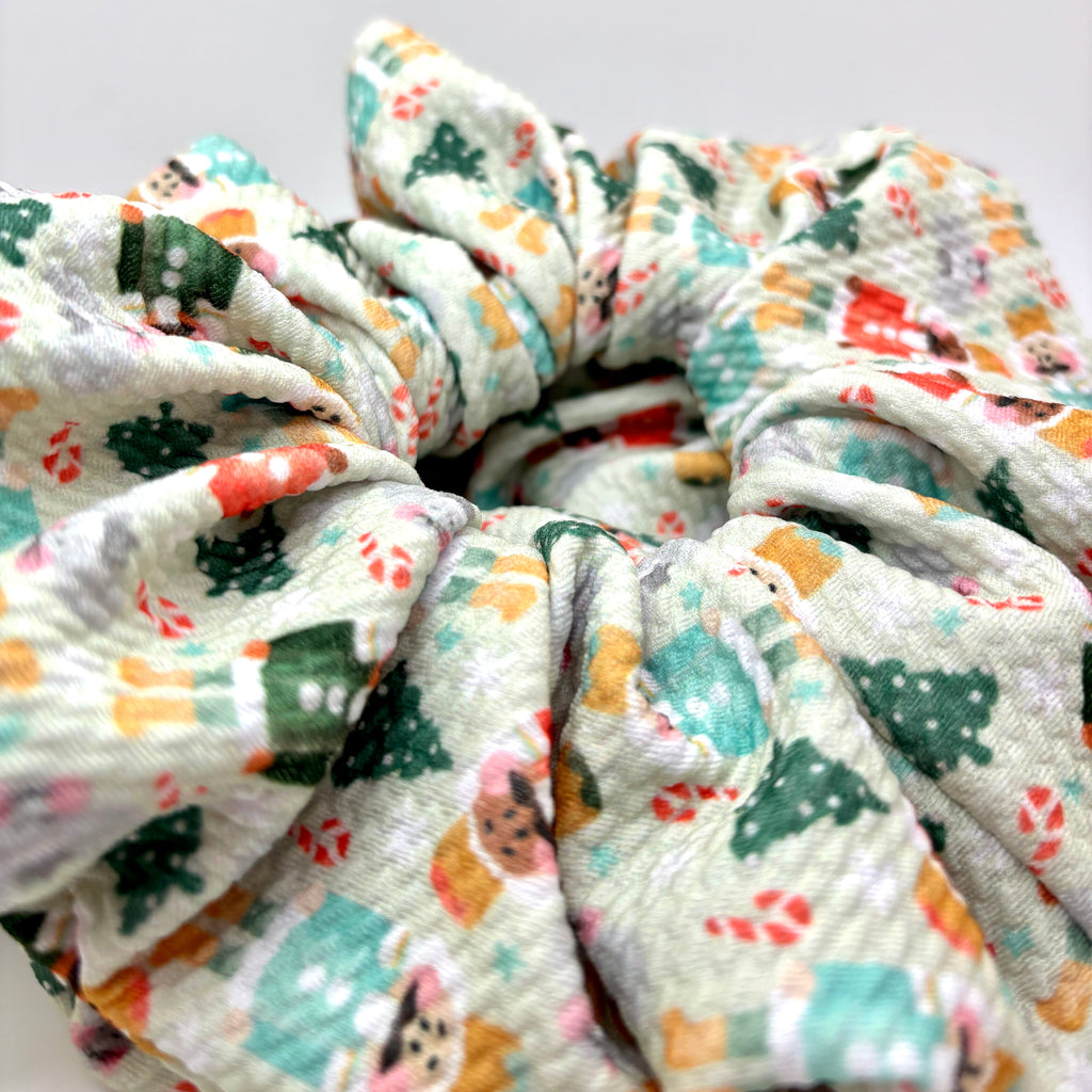 Nutcracker Christmas Bullet Scrunchie