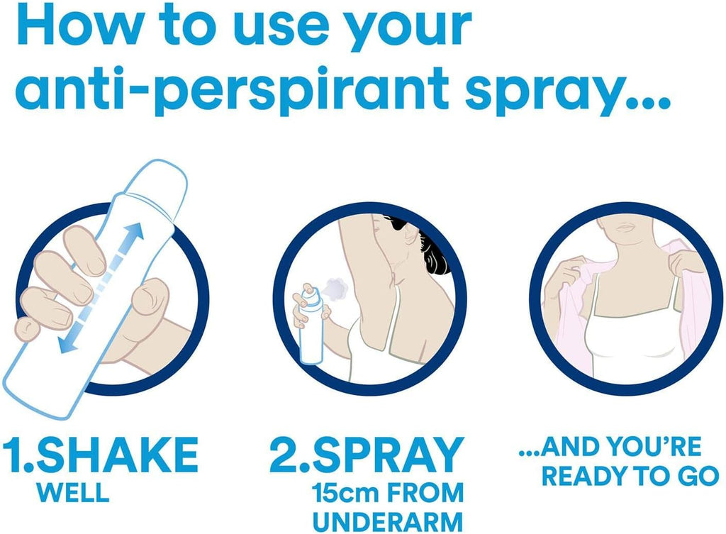 Dove Anti-Perspirant Deodorant Spray 48H Protection 150 ml Each Pack of 6
