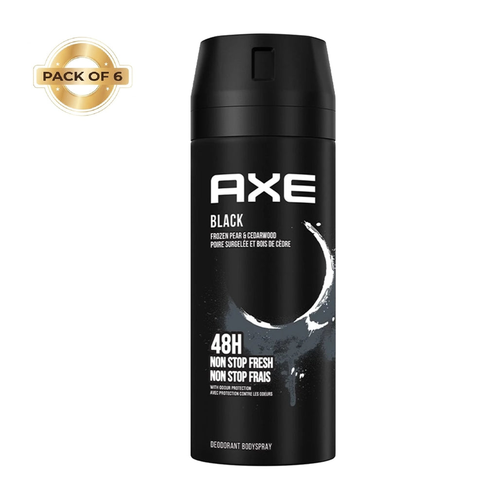 Axe Men’s Deodorant Spray 150 ml – Long‑Lasting Fragrance - Pack of 6