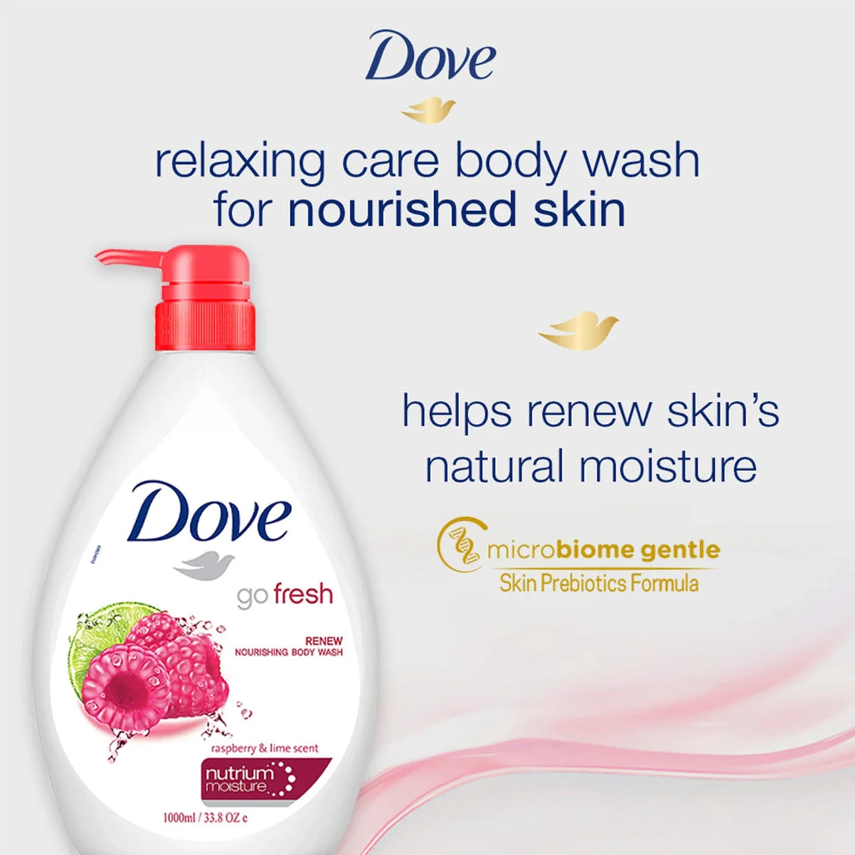 Dove Body Wash 1L – Moisturizing & Gentle Care