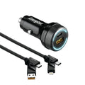 Energizer Car Charger Combo Kit – 20W USB-C PD Charger + 4-in-1 Universal Charging Cable