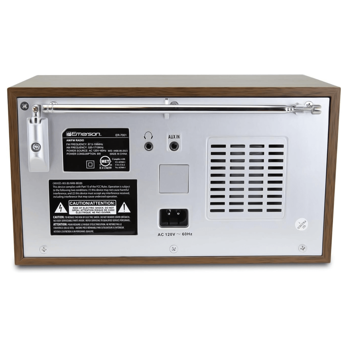 Emerson AM / FM Radio with Built-In Speaker