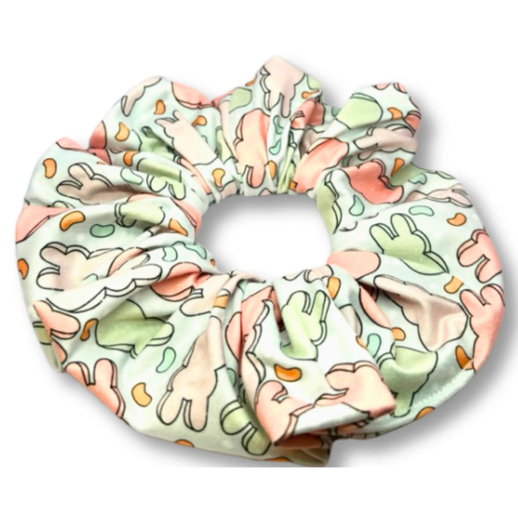 Pastel Peeps Easter Poly Scrunchie