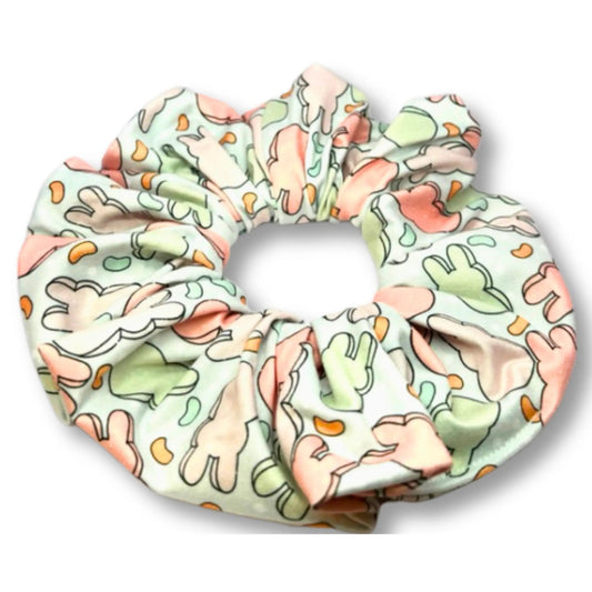 Pastel Peeps Easter Poly Scrunchie