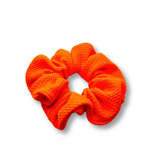 Mini Neon Orange Bullet Scrunchie