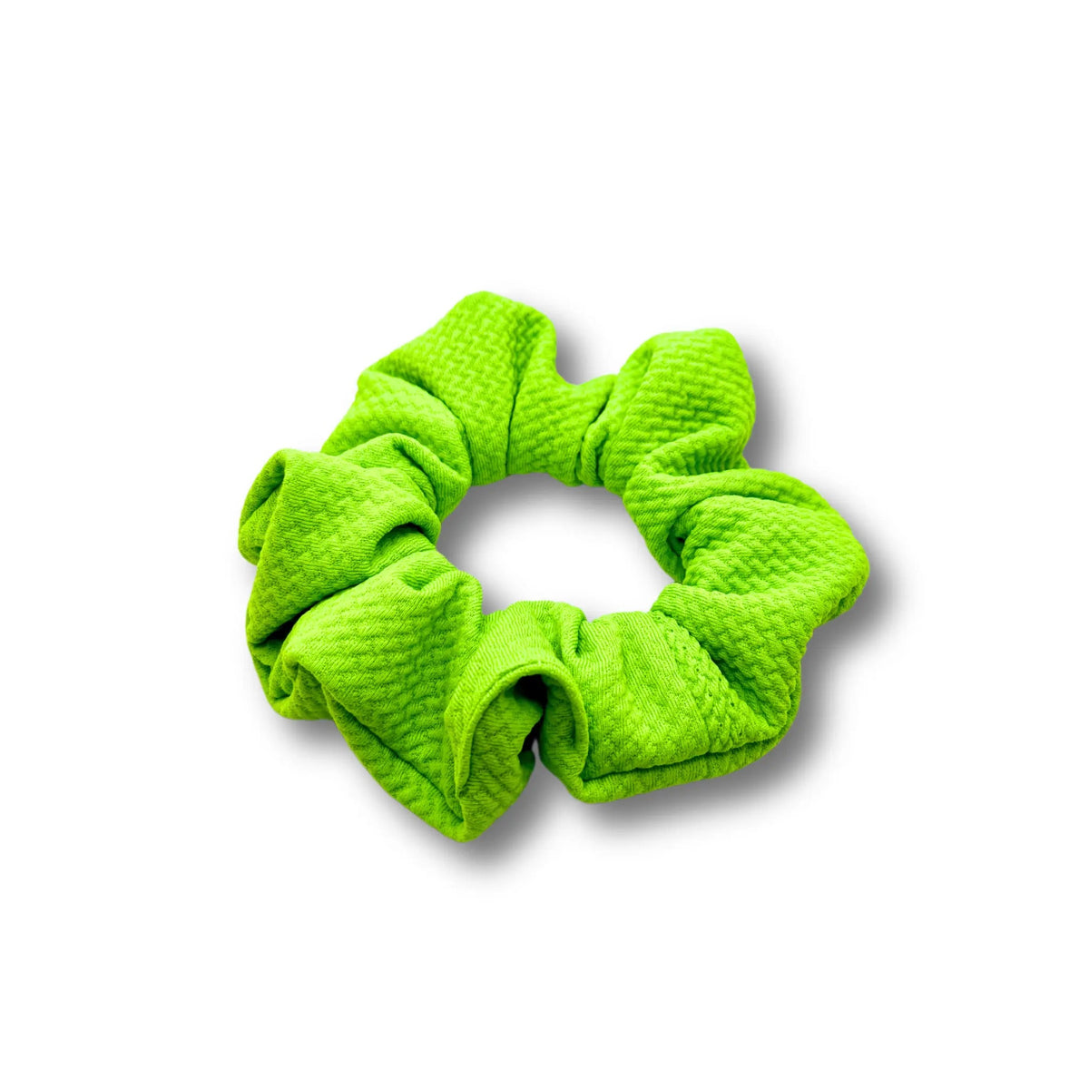 Mini Light Green Summer Bullet Scrunchie