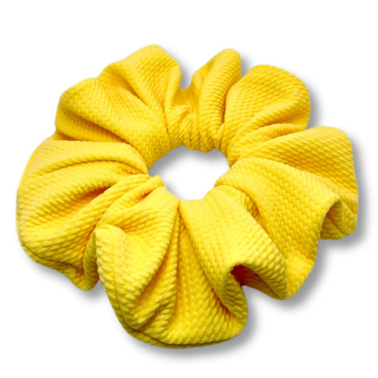 Pastel Yellow Bullet Scrunchie