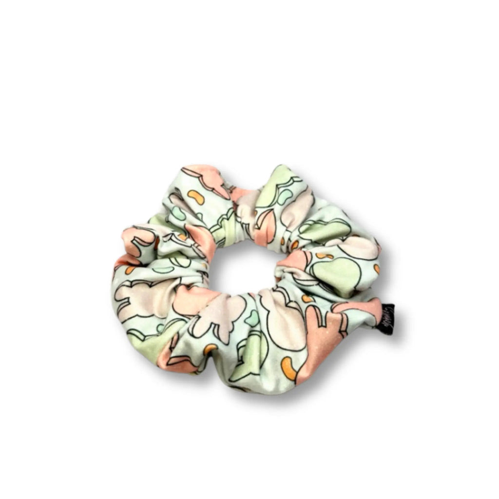 Mini Pastel Peeps Easter Poly Scrunchie