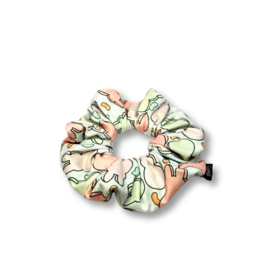 Mini Pastel Peeps Easter Poly Scrunchie