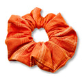 Orange Fall Plaid Scrunchie