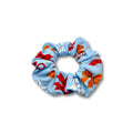 Mini Blue Bow Scrunchie