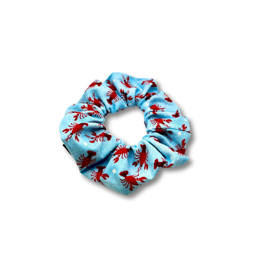 Mini Blue Lobster Scrunchie