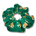 Green Reindeer Christmas Scrunchie