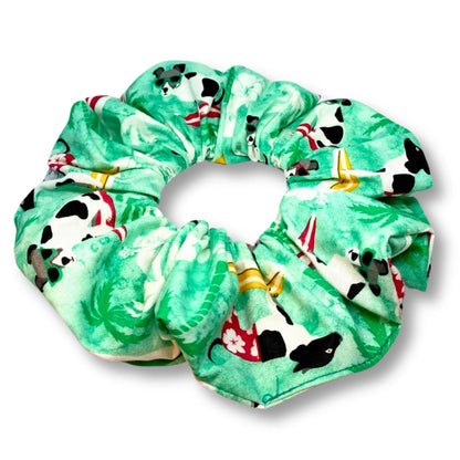 Surfing Dogs Summer Scrunchie