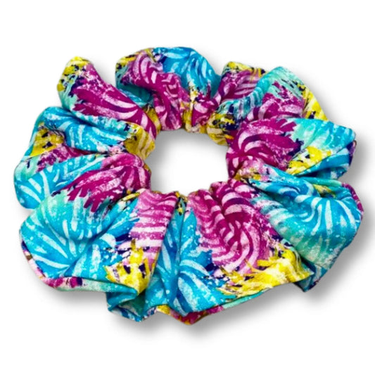 Cheer Pom Poms Scrunchie