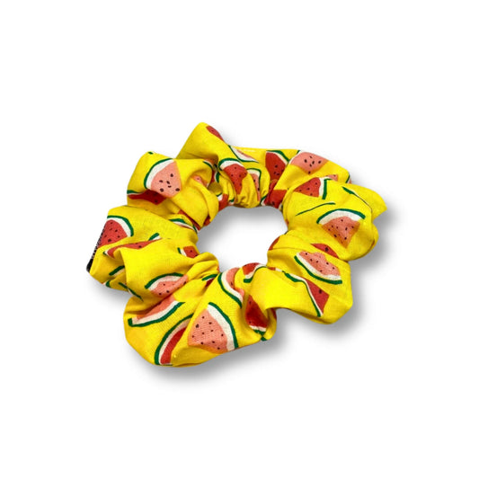 Mini Yellow Watermelon Scrunchie