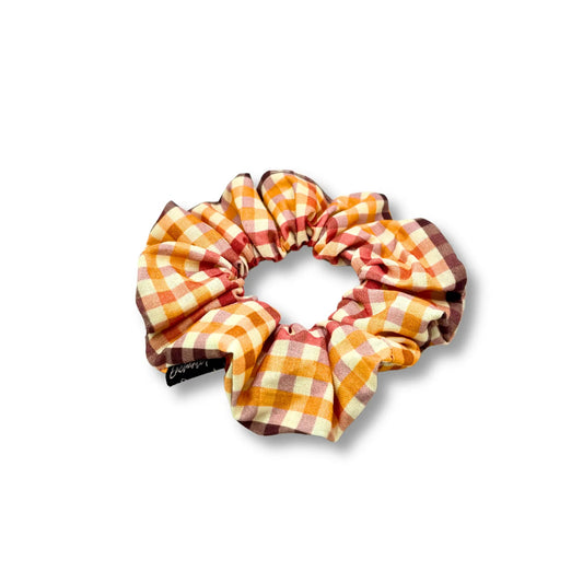 Mini Harvest Plaid Scrunchie