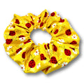 Yellow Ladybug Scrunchie