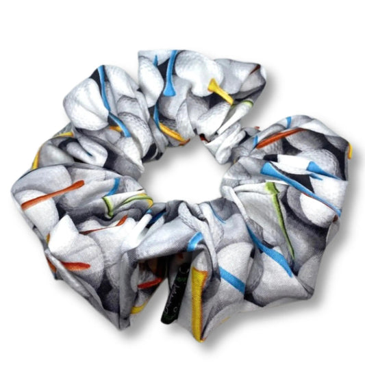 Golf Ball Sports Scrunchie