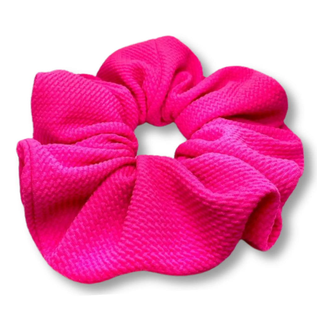 Bright Pink Bullet Scrunchie