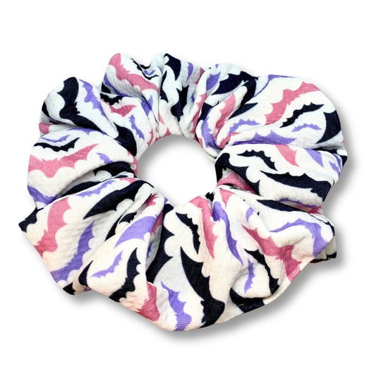 Pastel Bats Halloween Bullet Scrunchie