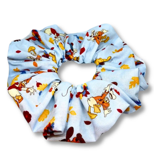 Mickey and Friends Fall Scrunchie