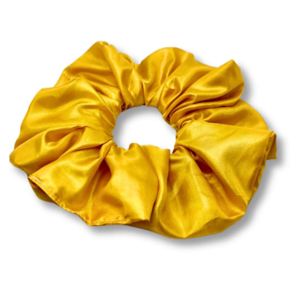 Gold Satin Scrunchie
