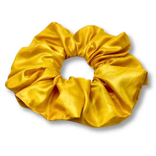Gold Satin Scrunchie