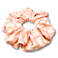 Pink Cheetah Ribbed Scrunchie