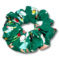 Green Nutcracker Christmas Scrunchie