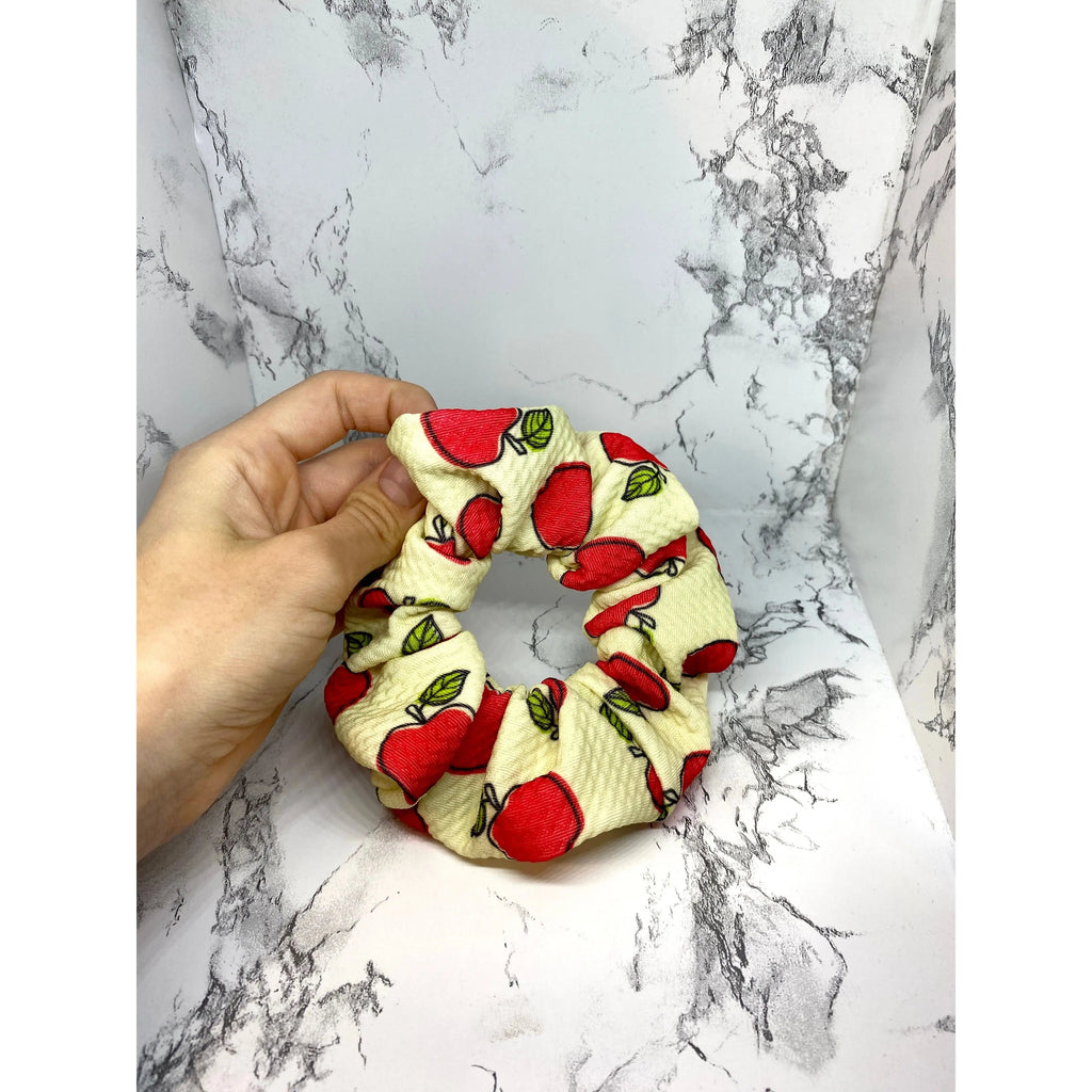 Mini Yellow Apple Bullet Scrunchie