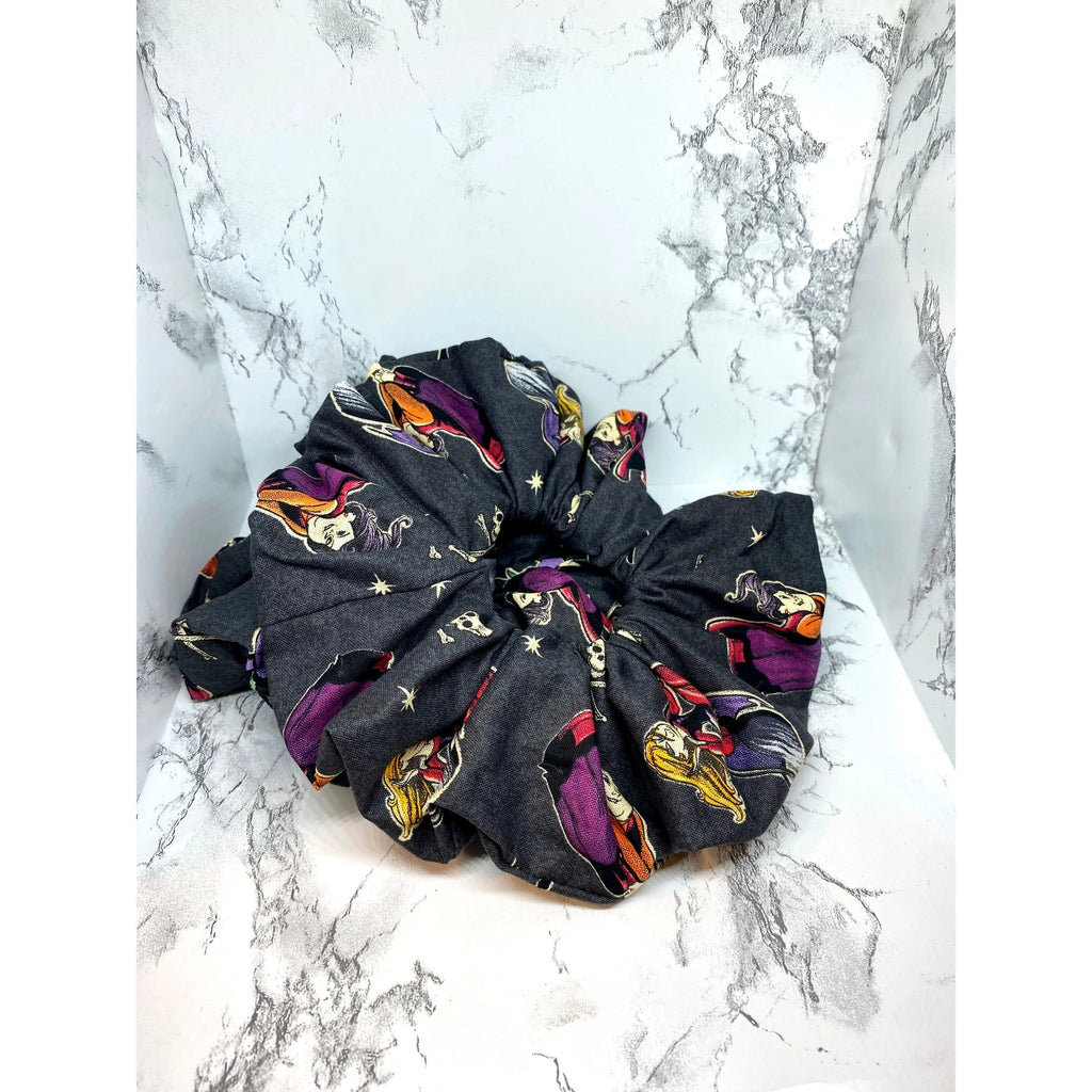 Black Hocus Pocus Halloween Scrunchie
