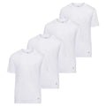 FILA Men’s Solid Crew Neck Cotton T-Shirts | 4 Pack