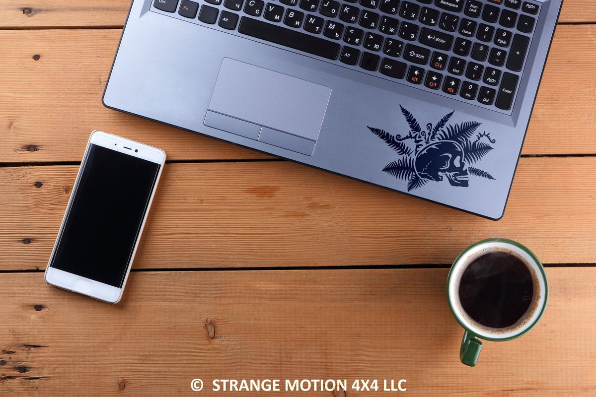 Fern Skull Vinyl Decal | 28