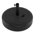 Fillable Umbrella Base 90 LBS Heavy Duty Sand Filled Round Market Umbrella Stand-Black