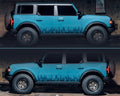 Mirrored PAIR of Forest Banner Vinyl Decals | 107P