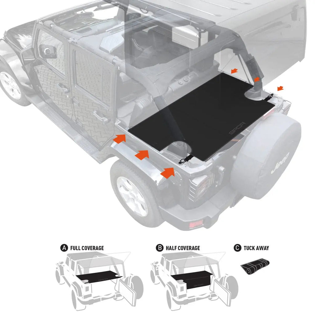 Jeep Wrangler JK 4DR Cargo Freedom Pack LITE (2007-2018)