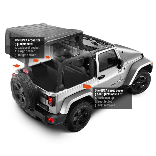 Jeep Wrangler Cargo Freedom Pack JK 2DR (2007-2018)