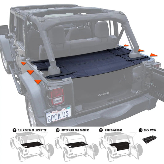 Jeep Wrangler JK 4DR Cargo Cover PRO (2007–2018)