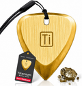 GPCA Titanium Guitar Pick Set - Silver Gold Blue