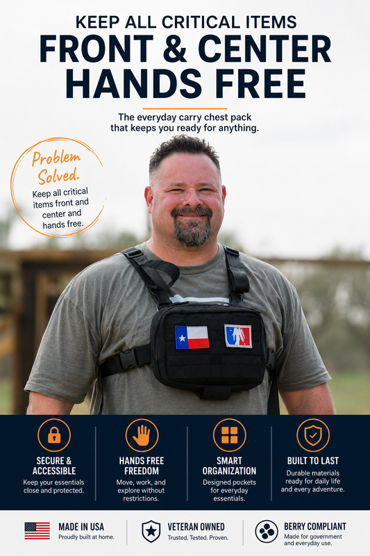 Gnome Chest Pack | Keep Essential Gear Within Reach