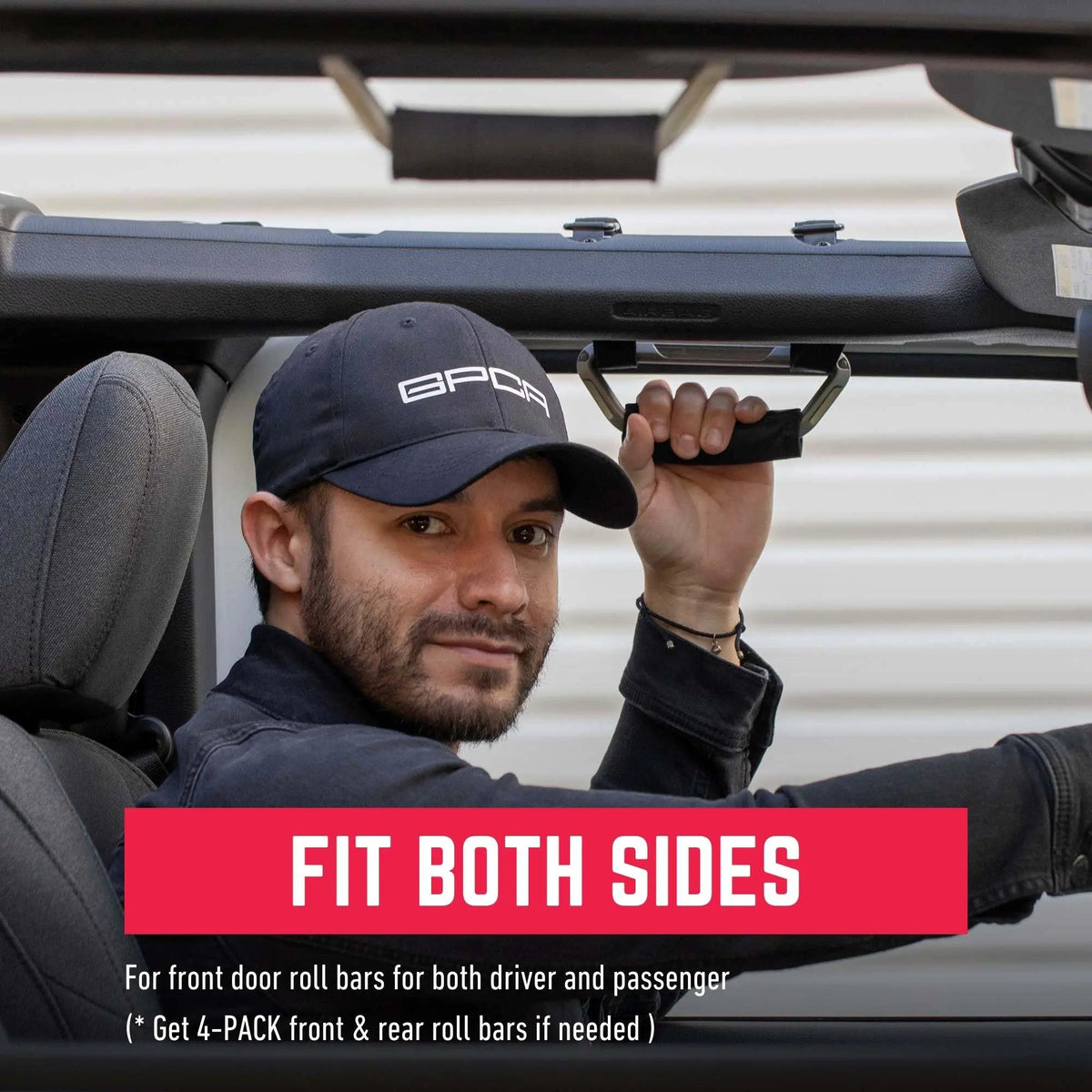 GP-Grip AIR — Airbag-Safe Handle for Jeep Wrangler (2024+)