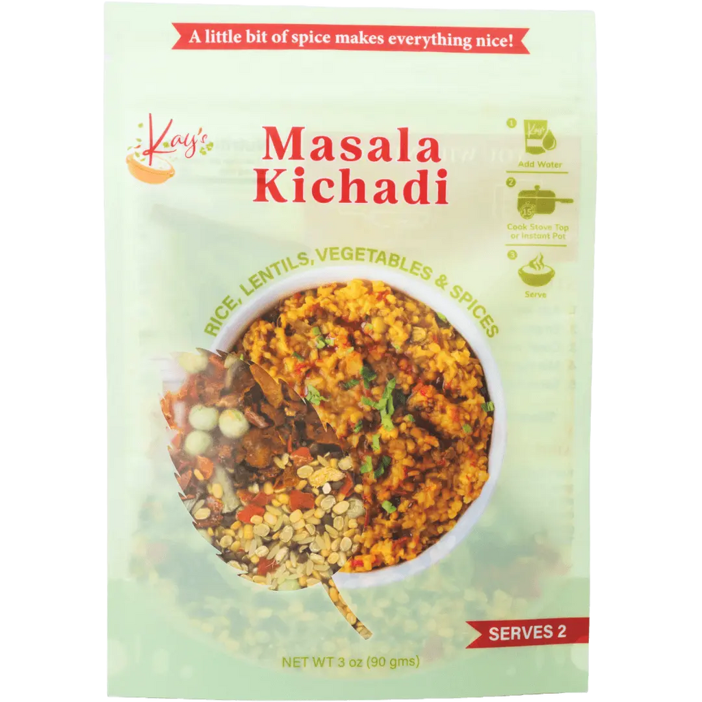 Masala Kichadi – One-Pot Vegan Meal with Lentils & Rice